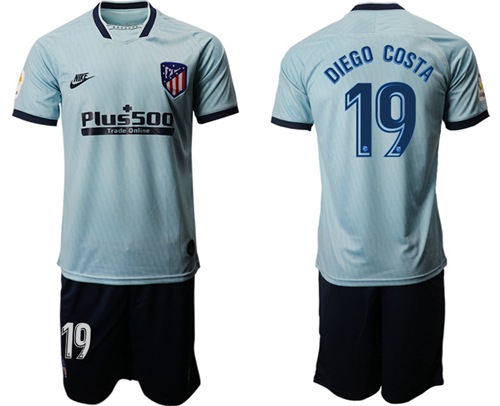 Atletico Madrid #19 Diego Costa Third Soccer Club Jersey